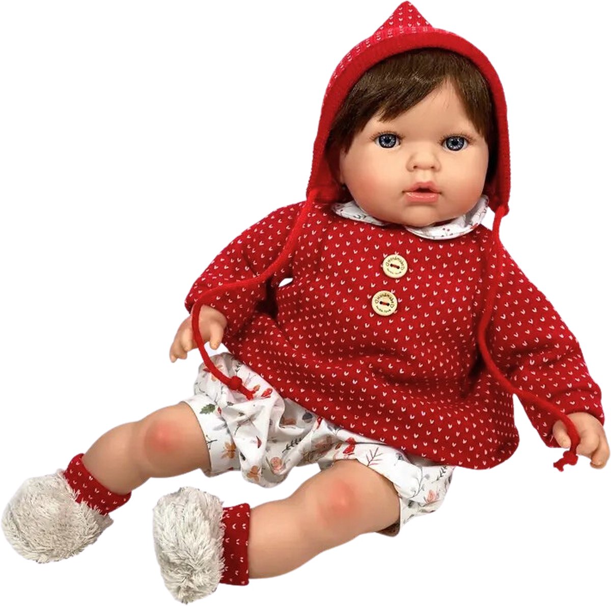 Nines d Onil Babypop Lucas Rood 45 cm